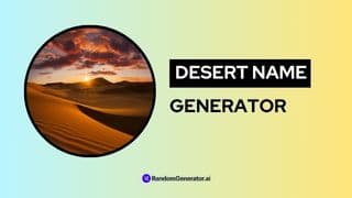 desert-name-generator