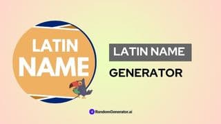 latin-name-generator