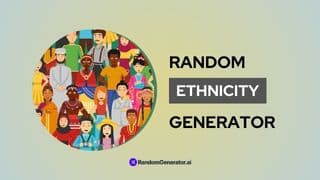 random-ethnicity-generator