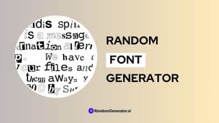 random-font-generator