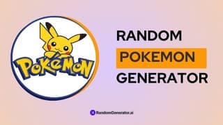 random-pokemon-generator