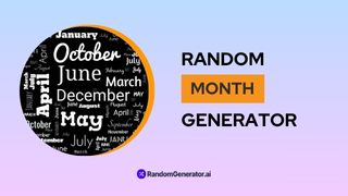 random-month-generator